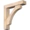 Ekena Millwork Legacy Block Smooth Bracket w/ Offset Brace, Douglas Fir, 5 1/2"W x 26"D x 26"H BKT0604X26X26LEC05SDF - alternate 1